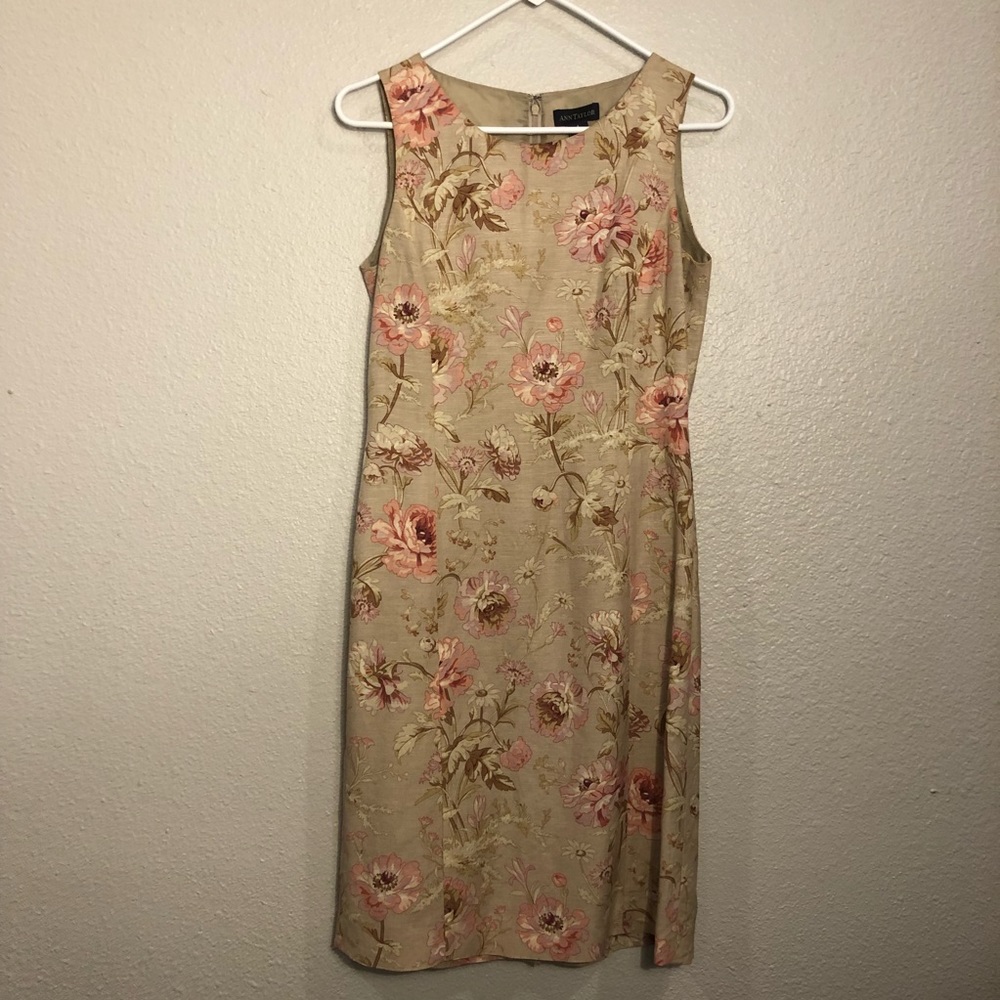 Gorgeous Linen blend dress by Ann Taylor
